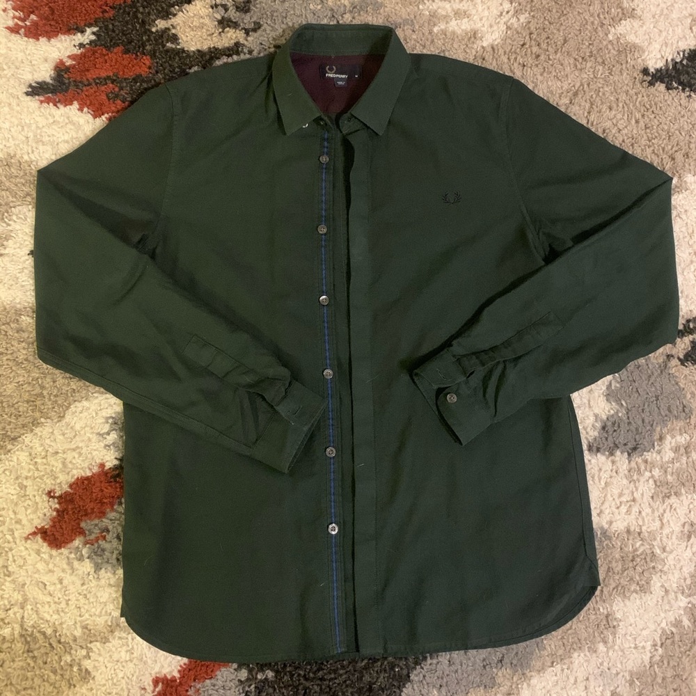 Fred Perry Button Down - Green